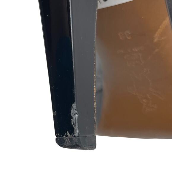 Marni Pumps - Dark Brown - PVC Dress Shoes - Platform Heel - Peep Toe - Size 38 - Picture 11 of 11